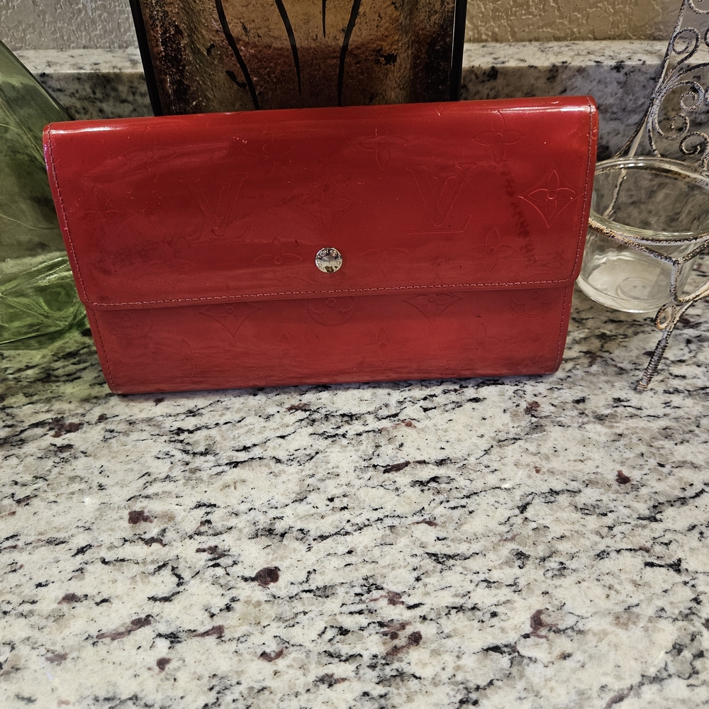 Red Designer Clutch